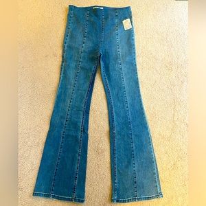 Free People Pull-on Flare Jeans